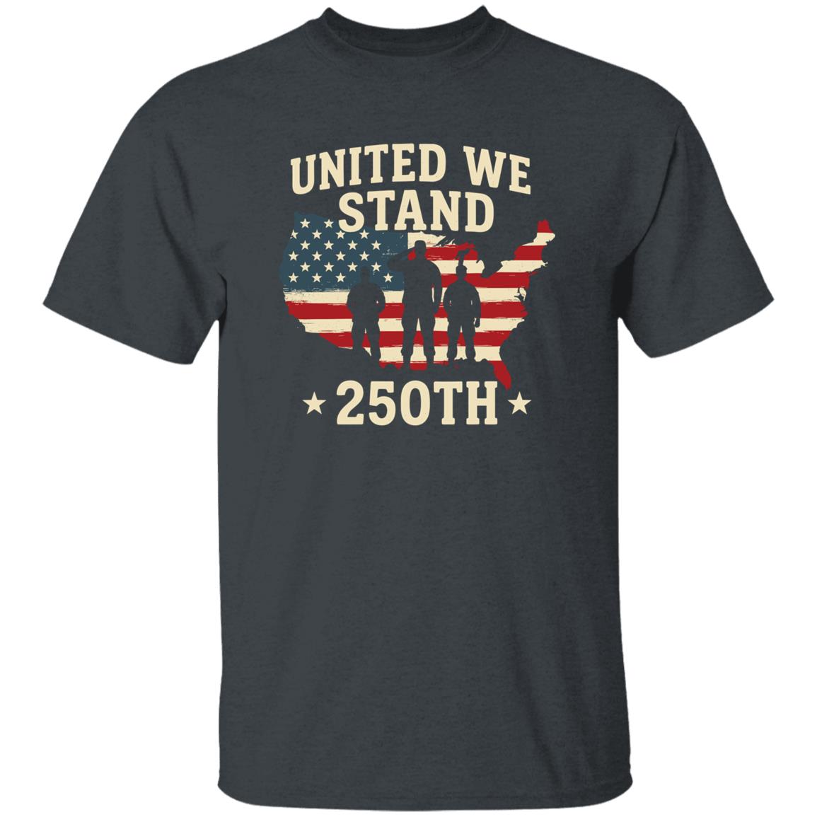 United We Stand 250th Anniversary USA Veteran Dark Shirt HA75 897302 - Image 9