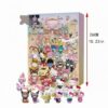 Sanrios Hello Kitty Kuromi Melody Cinnamoroll Christmas Advent Calendar Kawaii Cartoon Model Doll Halloween Decoration Xmas Gift