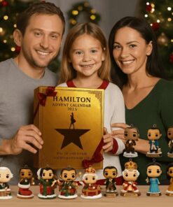 Hamilton Advent Calendar 2025, 24-Day Christmas Countdown, Musical Collectible Ornaments, Broadway Gift for Fans & Holiday Decor