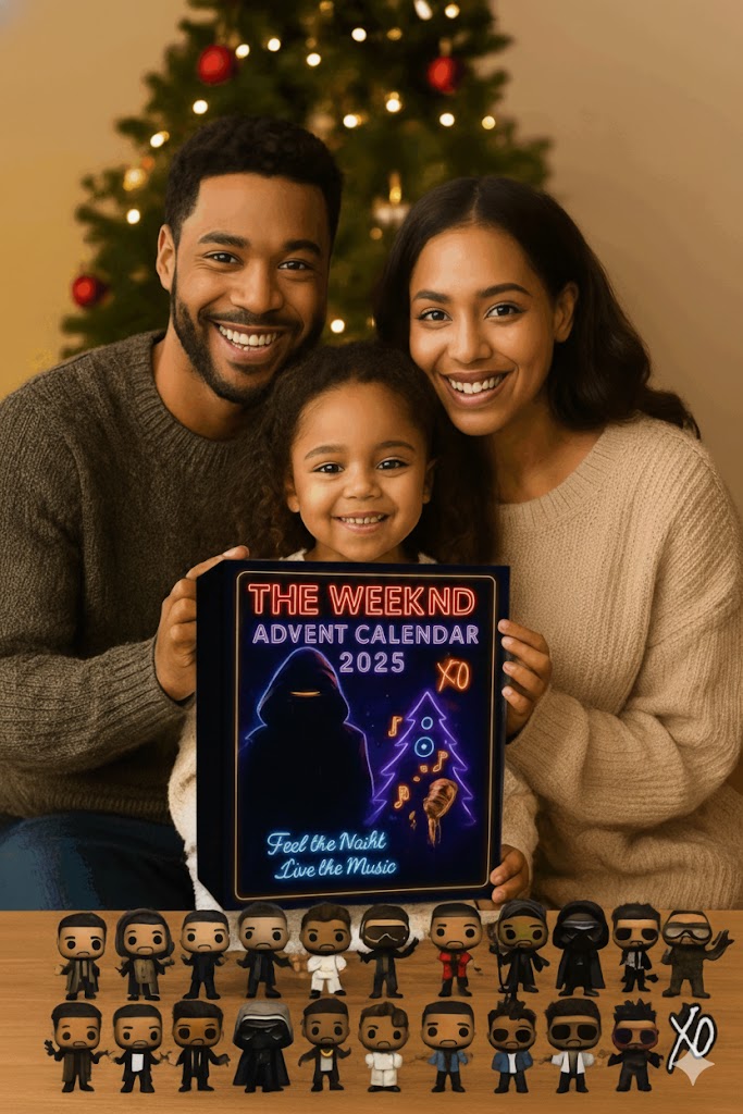 The Weeknd Advent Calendar, Christmas Countdown Advent Calendar Gift Box With 24 Acrylic Ornaments - Image 6