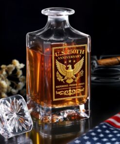 Alternative view of US 250th Anniversary Decanter