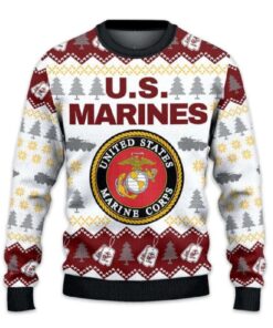 US MARINES 250th Years Of Service Ugly Sweater