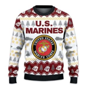 US MARINES 250th Years Of Service Ugly Sweater