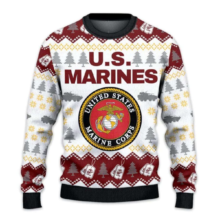 US MARINES 250th Years Of Service Ugly Sweater