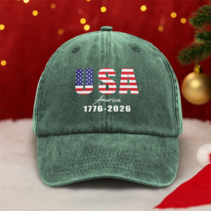 Alternative view of USA 1776 - 2026 Baseball Cap TH10 894845