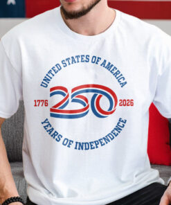 USA 250 Years Of Independence Bright Shirt