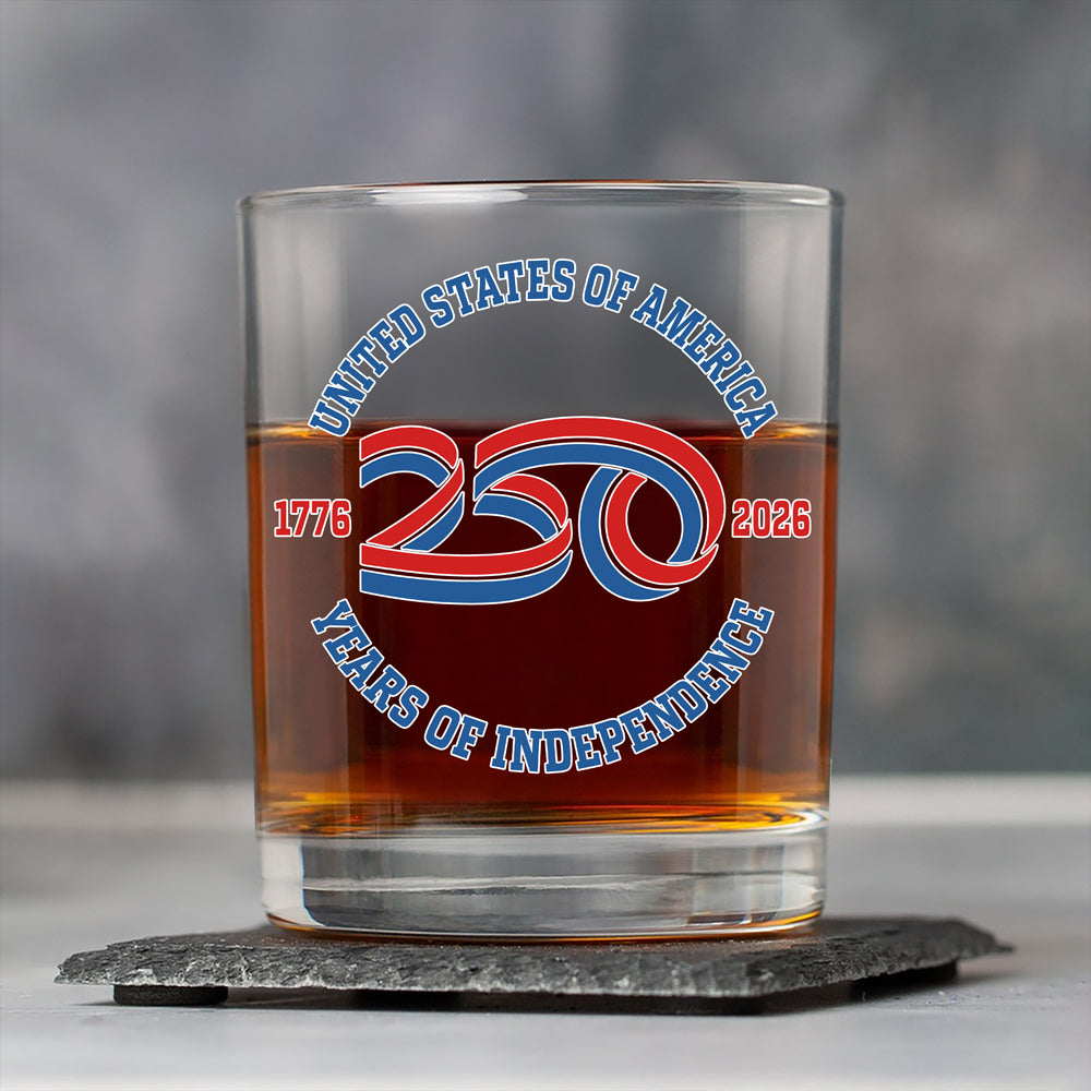 USA 250 Years Of Independence Whiskey Glass CH07 896768 - Image 6