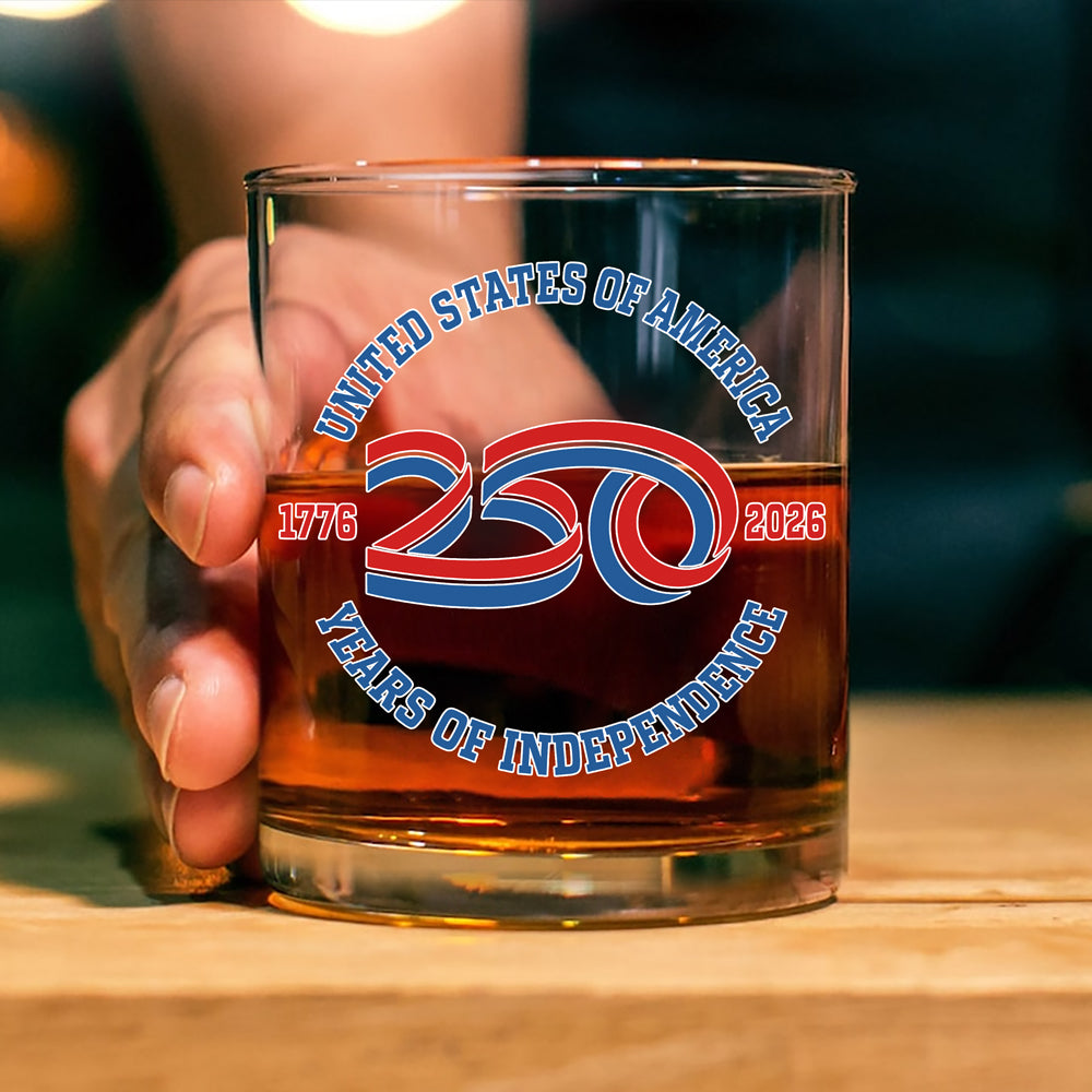 USA 250 Years Of Independence Whiskey Glass CH07 896768 - Image 3