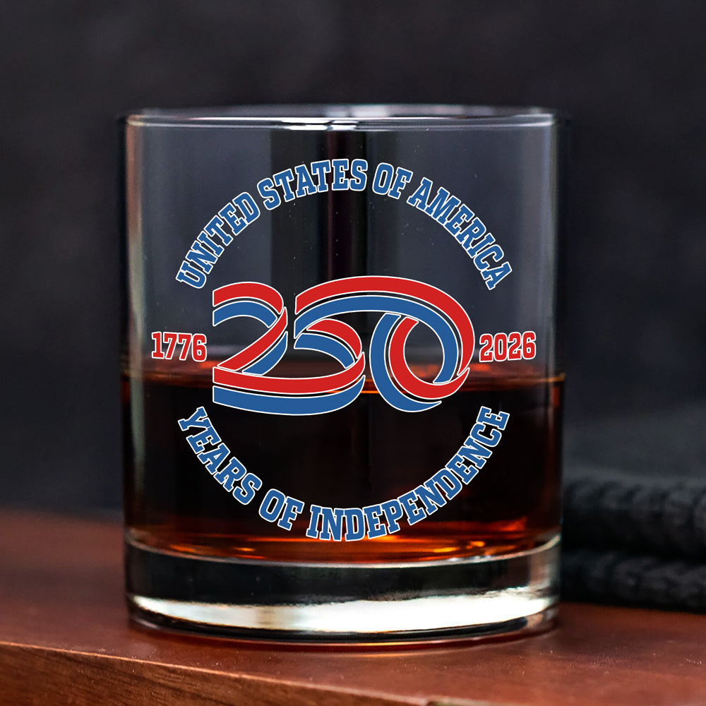 USA 250 Years Of Independence Whiskey Glass CH07 896768 - Image 4