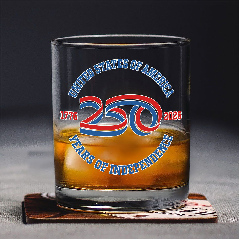 USA 250 Years Of Independence Whiskey Glass CH07 896768 - Image 7
