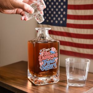 Alternative view of USA 250th Anniversary 250 Years of Freedom America Decanter HO82 894532