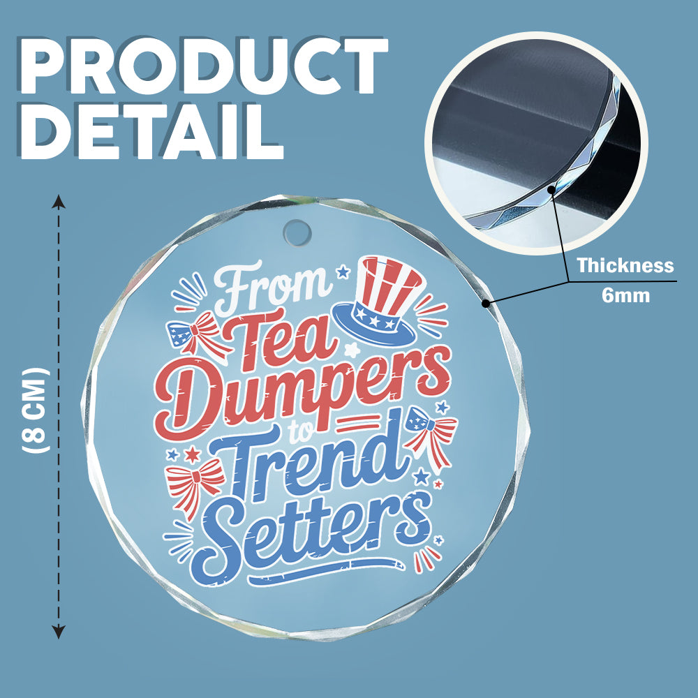 USA 250th Anniversary 250 Years of Freedom America Glass Ornament HO82 894528 - Image 7