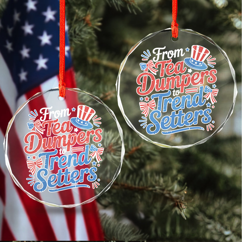 USA 250th Anniversary 250 Years of Freedom America Glass Ornament HO82 894528 - Image 4