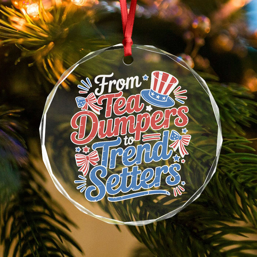 USA 250th Anniversary 250 Years of Freedom America Glass Ornament HO82 894528 - Image 5