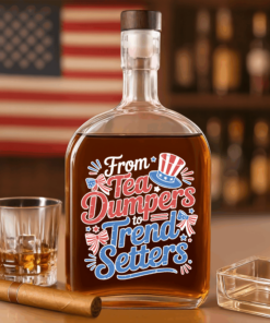 USA 250th Anniversary 250 Years of Freedom America Whiskey Bottle