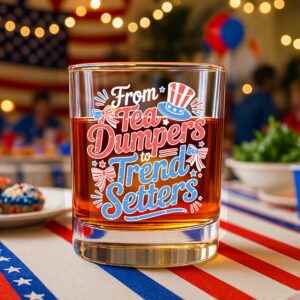 Alternative view of USA 250th Anniversary 250 Years of Freedom America Whiskey Glass HO82 894488