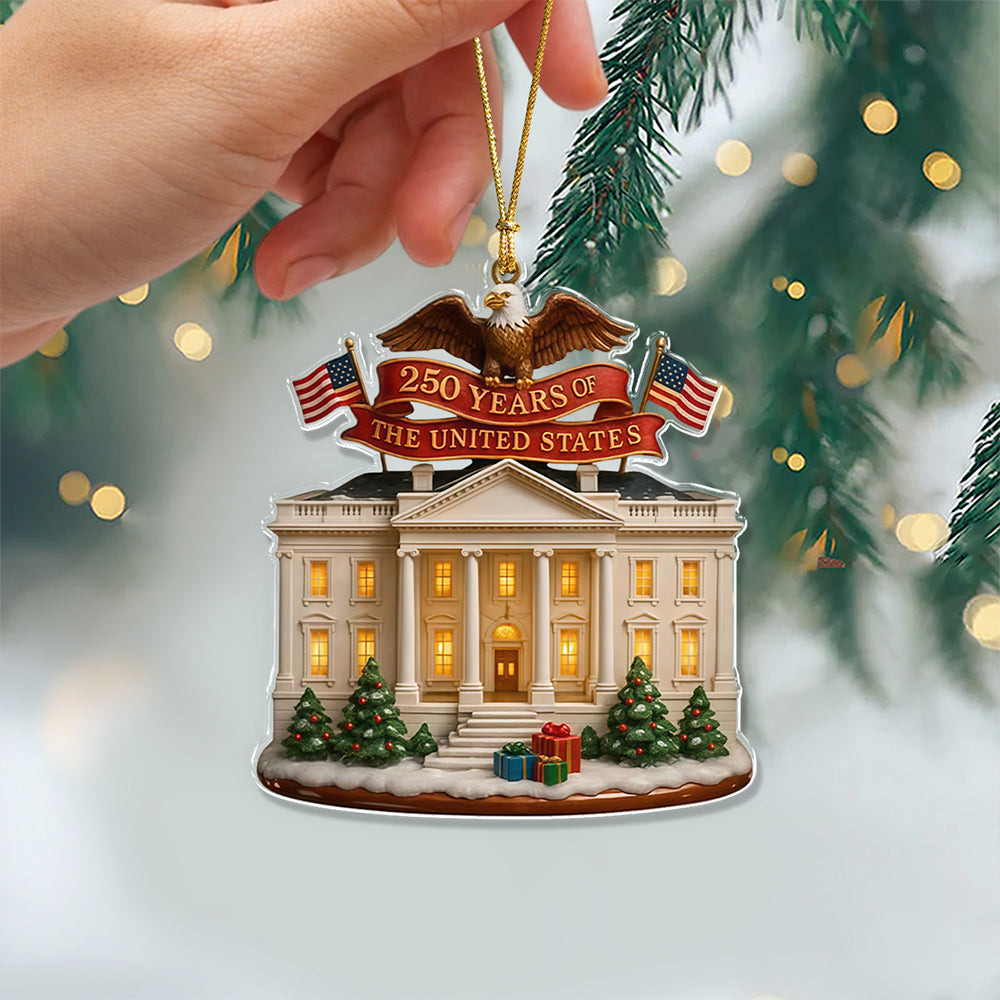 USA 250th Anniversary Acrylic Ornament Patriotic American Bicentennial Decor for Christmas CH07 899236 - Image 8