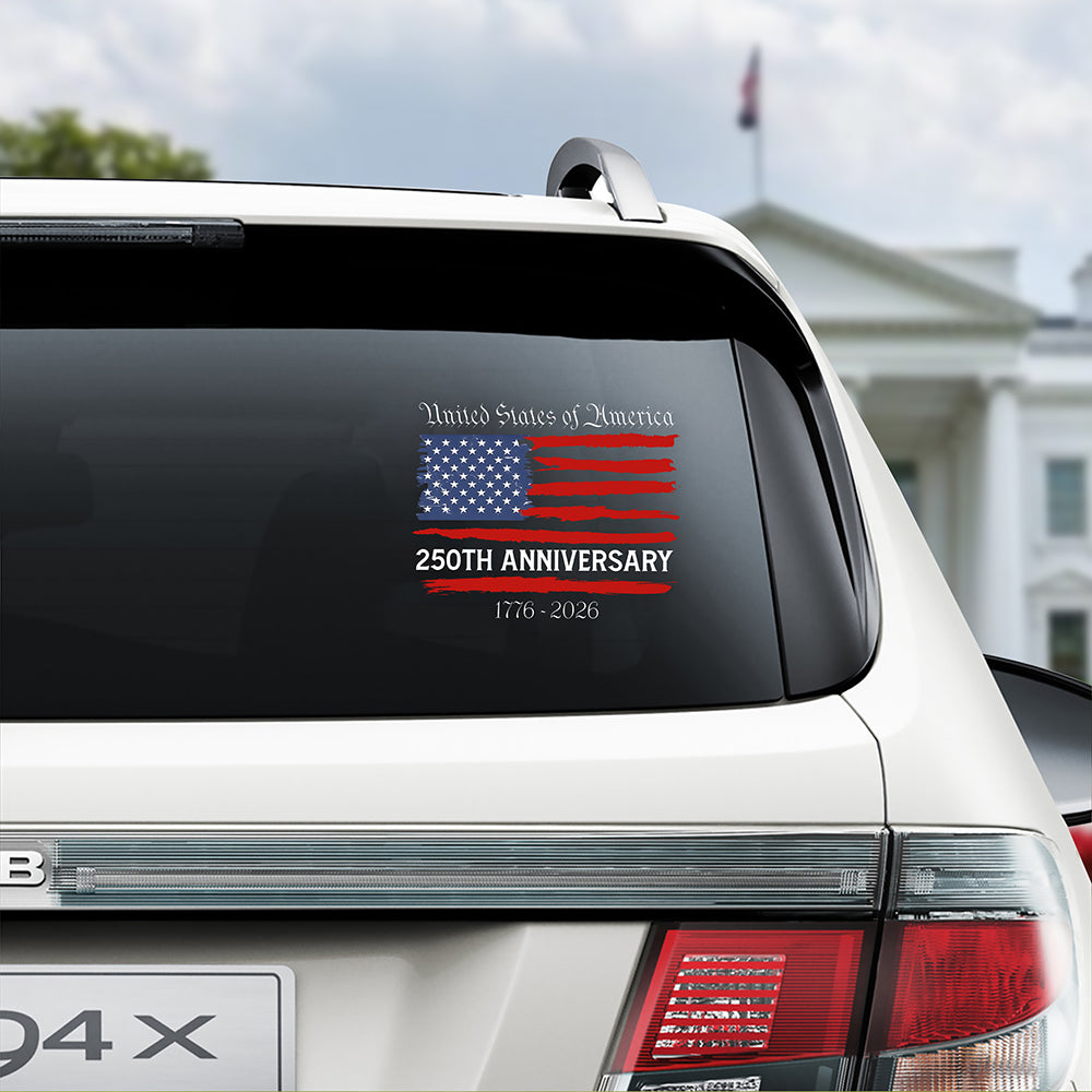 USA 250th Anniversary Car Window Decal Sticker TH10 896355 - Image 3