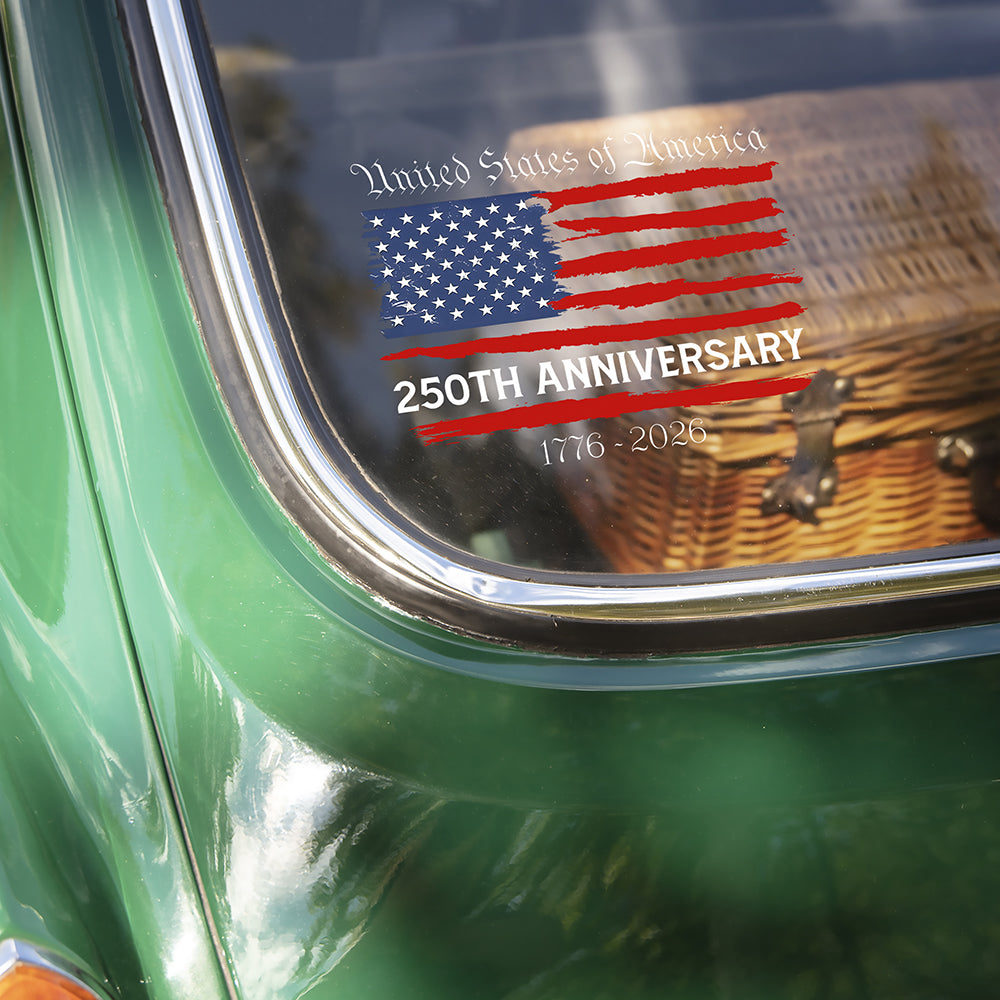 USA 250th Anniversary Car Window Decal Sticker TH10 896355 - Image 5