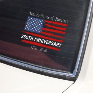 Alternative view of USA 250th Anniversary Car Window Decal Sticker TH10 896355