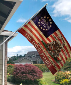 Alternative view of USA American Gadsden Rattlesnake Don't Tread On Me Double-Sided Flag