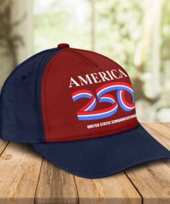 Alternative view of USA Semiquincentennial America 250 Patriotic Classic Cap
