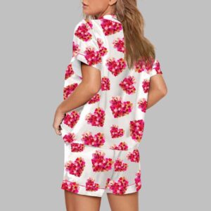Alternative view of Valentine Day Heart Brushstroke Pajama Set