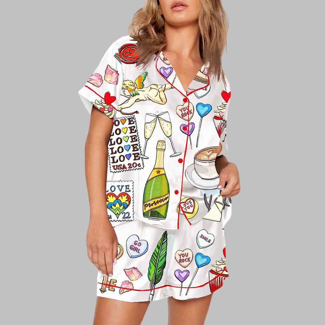 Valentine's Day XOXO Pajama Set - Image 3