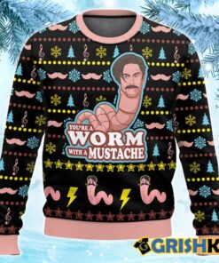 Vanderpump Rules Worm With A Mustache Funny James Kennedy Ugly Sweater