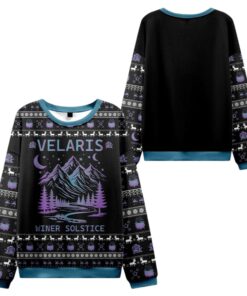 Alternative view of Velaris Winter Solstice Ugly Sweater 2025 Christmas