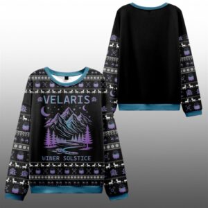 Velaris Winter Solstice Ugly Sweater 2025 Christmas - Grishko.com