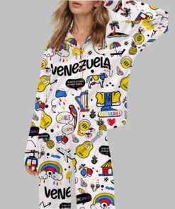 Venezuela Satin Pajama Set