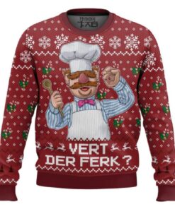Vert Der Ferk The Muppet Show Ugly Christmas Sweater