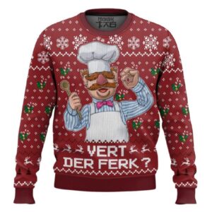 Vert Der Ferk The Muppet Show Ugly Christmas Sweater