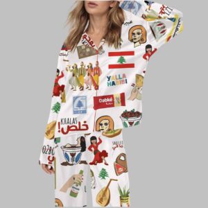 Very Lebanese Satin Pajama Set
