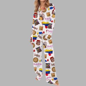 Alternative view of Very Venezuela Silky Satin Pajama Set