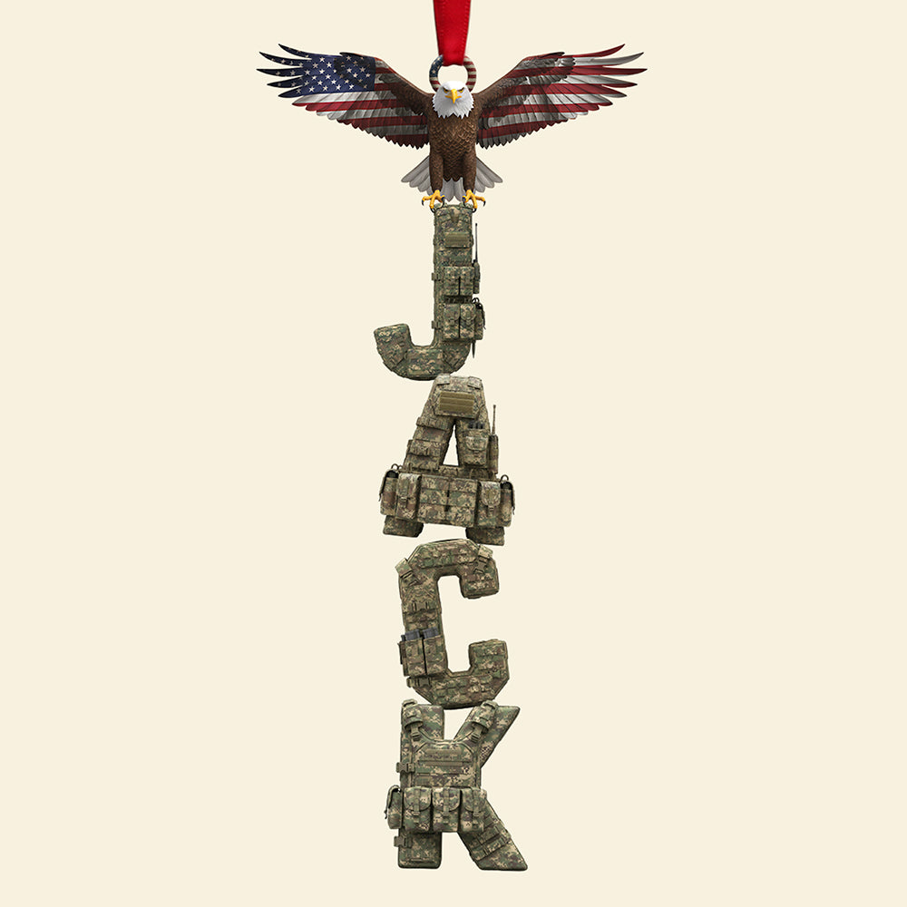 Veteran Alphabet Acrylic Ornament, Personalized Gifts For Christmas 01tgta271025 - Image 4