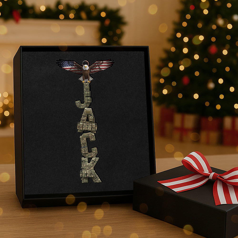 Veteran Alphabet Acrylic Ornament, Personalized Gifts For Christmas 01tgta271025 - Image 3