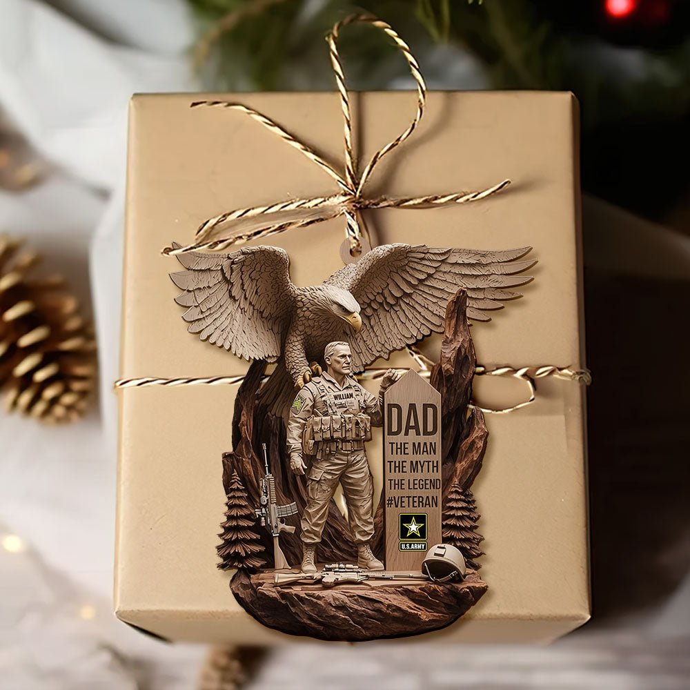 Veteran Ornament - Personalized Gift For Public Service Officer Christmas Ornament 04TGTI301025 - Image 3