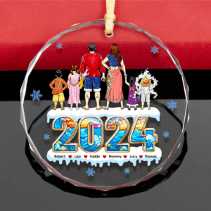 Video Game Family Ornament - Pirate Family - Personalized Gifts For Family