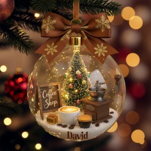 Vintage Coffee Ornament - Personalized Gifts For Coffee Lovers 01palu041125