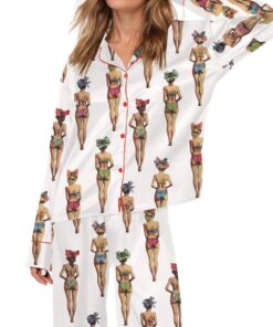 Alternative view of Vintage Coquette Swimsuit Ladies Pajama Set