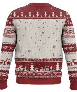 Alternative view of Vintage Kitten Victorian Holly Wreath Ugly Christmas Sweater