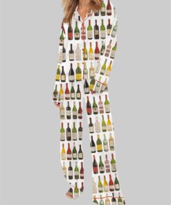 Alternative view of Vintage Wine Bottles Pajama Set