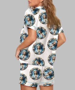 Alternative view of Virgin Mary Christmas Pajama Set
