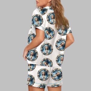 Alternative view of Virgin Mary Christmas Pajama Set
