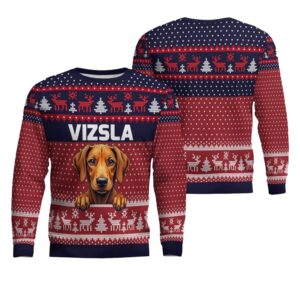 Vizsla Ugly Christmas Sweater - Grishko.com