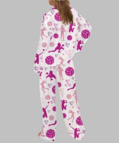 Alternative view of Volleyball Satin Pajama Set