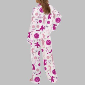 Alternative view of Volleyball Satin Pajama Set