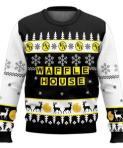 Waffle House Christmas Ugly Christmas Sweater
